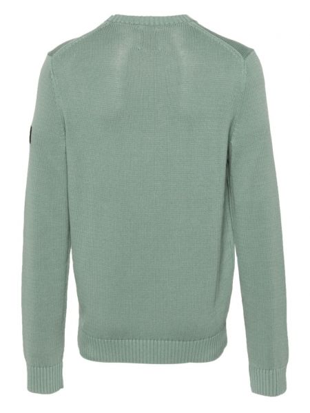 Pletený bavlněný svetr Ecoalf zelený