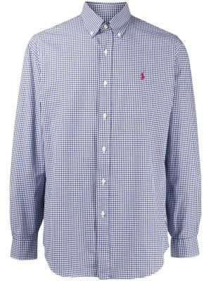 Πουπουλένιο βαμβακερό πουκάμισο με κουμπιά Polo Ralph Lauren