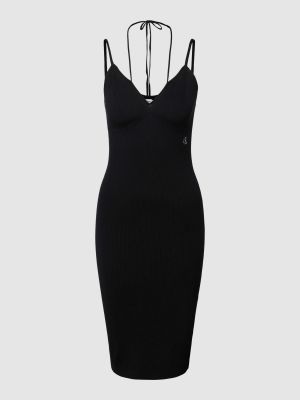 Sukienka midi Calvin Klein Jeans czarna