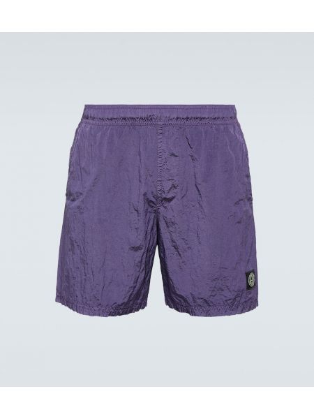 Maudymosi kelnaitės Stone Island violetinė