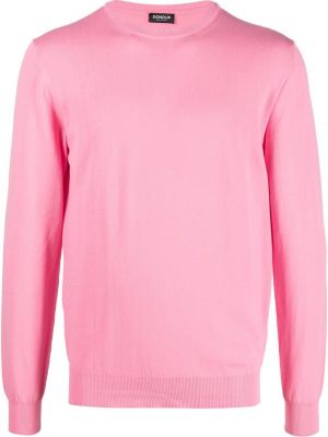 Памучен пуловер Dondup розово