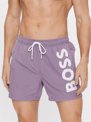 Pantaloni scurți Boss violet