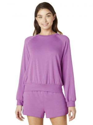 Пуловер Beyond Yoga фиолетовый