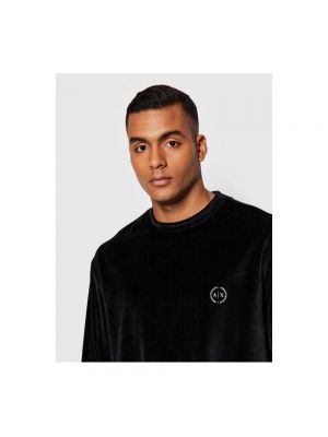 Velours sweatshirt Armani Exchange schwarz