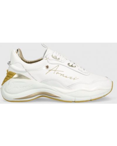 Emporio Armani bőr sportcipő fehér, X3X173 XN759 R579