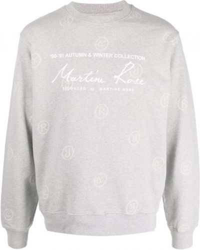 Sweatshirt mit print mit rundem ausschnitt Martine Rose