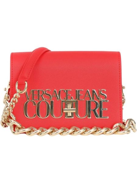 Torba na ramię Versace Jeans Couture czerwona