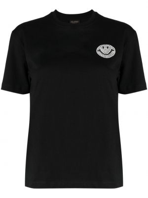 Bavlnené tričko Joshua Sanders čierna