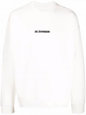 Sweatshirt mit rundhalsausschnitt mit print Jil Sander