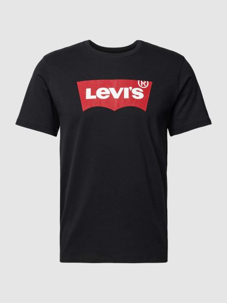 Koszulka z krótkim rękawem z nadrukiem Levi's czarna