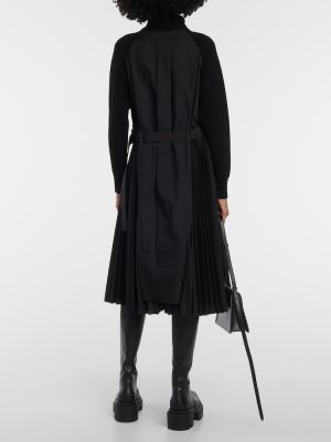 Rochie midi Sacai negru