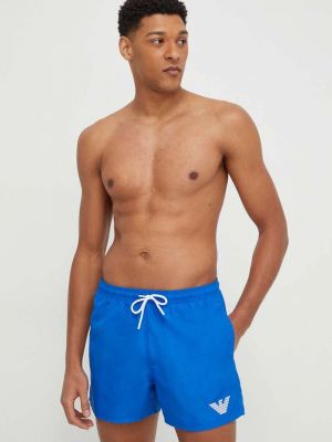 Szorty Emporio Armani Underwear niebieskie