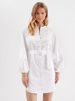 Robe chemise Guess blanc