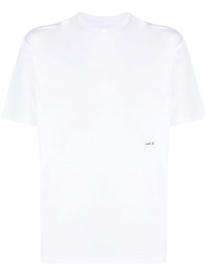 Bavlnené tričko Oamc biela