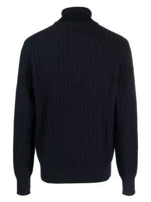Sweter bawełniany Armani Exchange niebieski