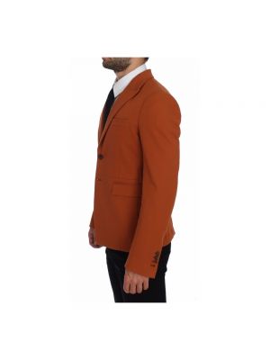Blazer de algodón Dolce & Gabbana naranja