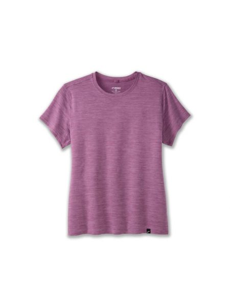 Рубашка с коротким рукавом Brooks фиолетовая