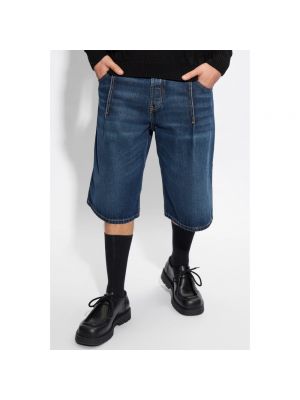 Pantalones cortos vaqueros Alexander Mcqueen azul