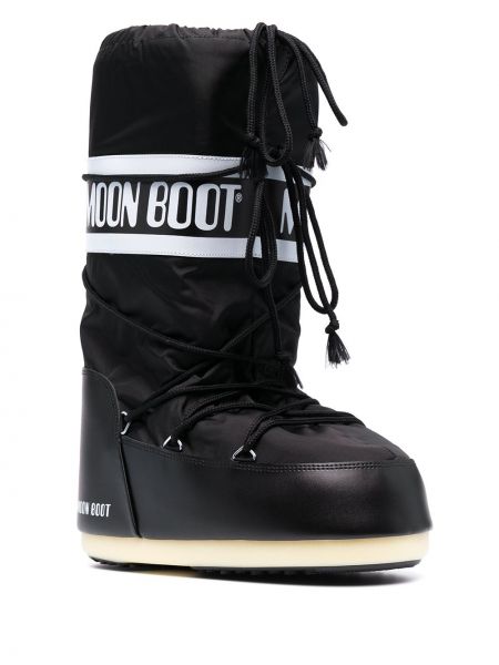 Botas de nieve con cordones Moon Boot negro