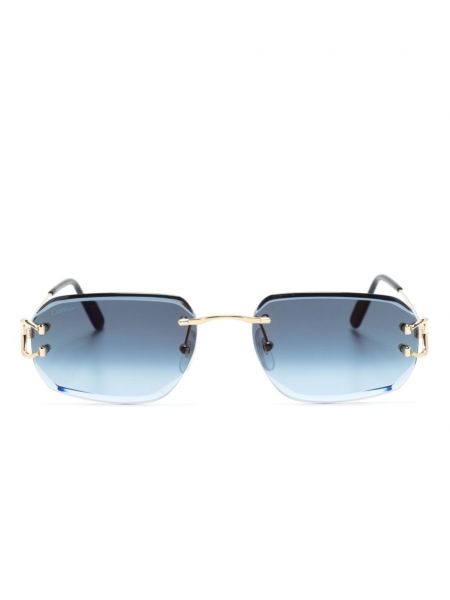 Lunettes de soleil Cartier Eyewear doré