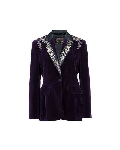 Пиджак Roberto Cavalli, фиолетовый