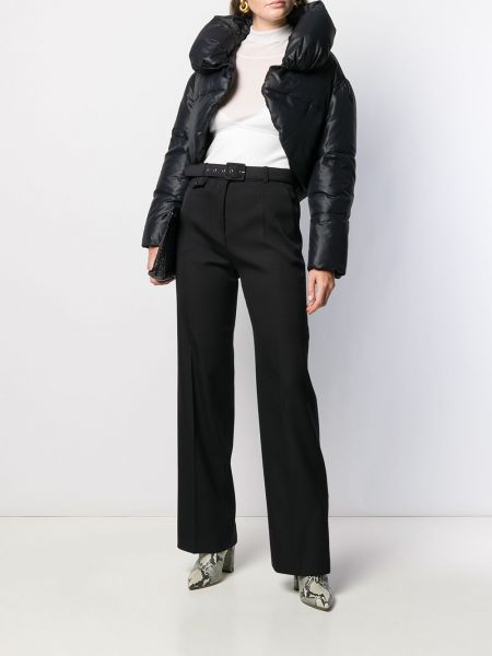 Pantalones de cintura alta Givenchy negro