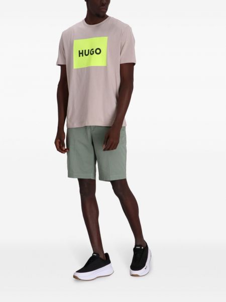 T-shirt en coton à imprimé Hugo