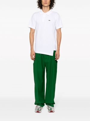Asimetriškas medvilninis polo marškinėliai Comme Des Garçons Shirt balta