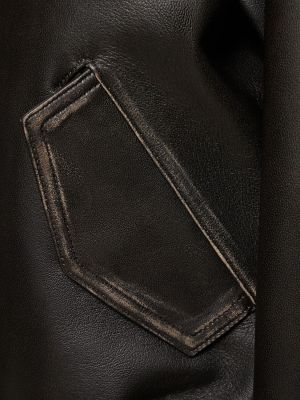 Kožená bunda Dunst černá