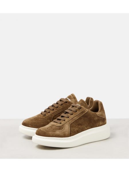 Platformu süet sneaker Alexander Mcqueen kahverengi