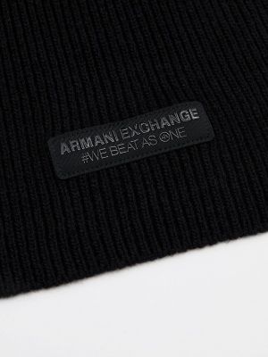 Шарф Armani Exchange черный