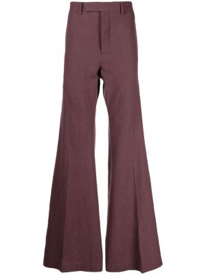 Pantaloni de lână Rick Owens violet