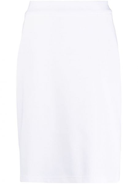 Falda de tubo ajustada Thom Browne blanco