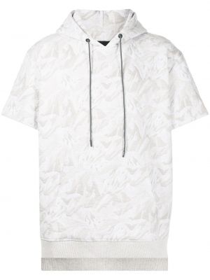 Hoodie en coton à imprimé à imprimé camouflage Mostly Heard Rarely Seen blanc