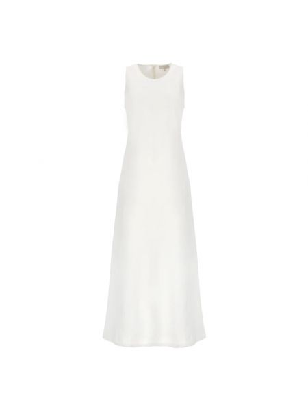 Sukienka długa z wiskozy Antonelli Firenze biała