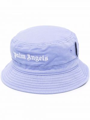 Sombrero con bordado Palm Angels violeta
