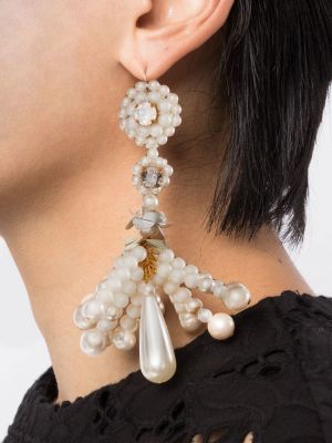 Boucles d'oreilles avec perles à boucle Biyan