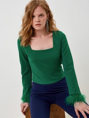 Блузка By Swan зеленая