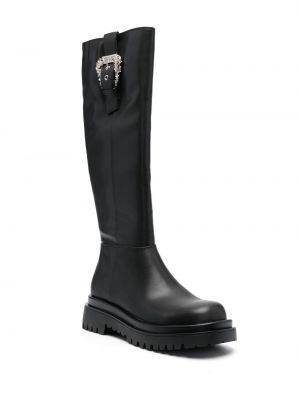 Guminiai batai su sagtimis Versace Jeans Couture juoda