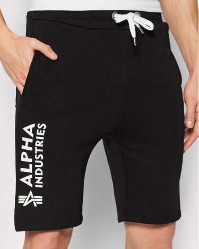 Pantaloncini sportivi Alpha Industries nero