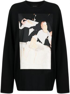 Sweatshirt aus baumwoll mit print Simone Rocha schwarz