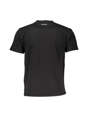 Koszulka z nadrukiem Cavalli Class czarna