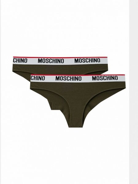 Трусы Moschino Underwear хаки
