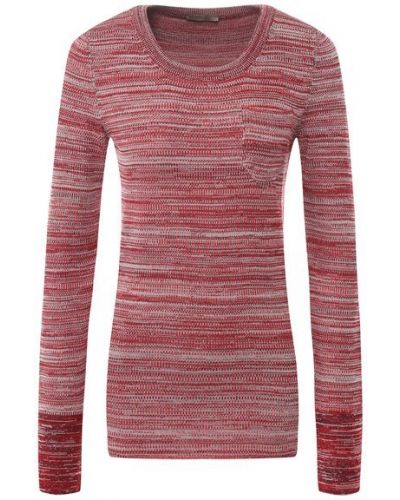 Шерстяной пуловер Bottega Veneta - Красный