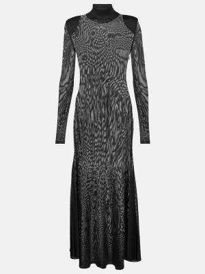 Μάξι φόρεμα από ζέρσεϋ Tom Ford μαύρο