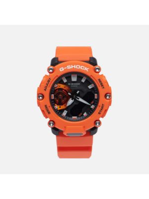 Оранжевые часы Casio
