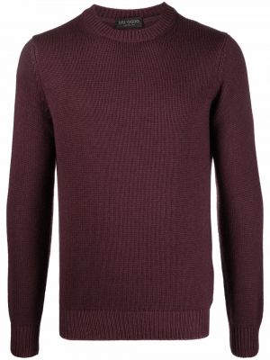 Džemper s okruglim izrezom Dell'oglio ljubičasta