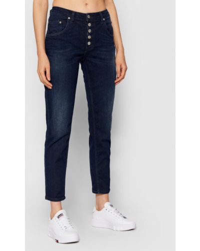 Please Farmer P1YMYR7PUU Sötétkék Slim Fit