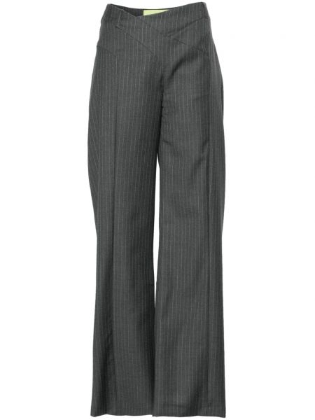 Pruhované kalhoty Gauge81 šedé
