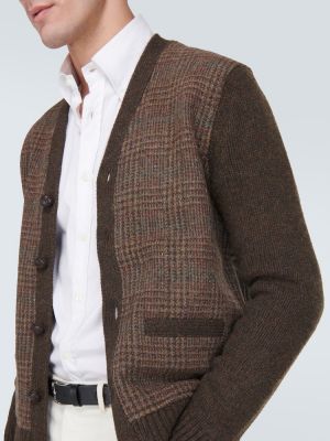 Cardigan di lana in lana d'alpaca Polo Ralph Lauren marrone